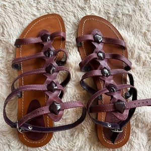 Seychelles Leather Gladiator Style Sandals